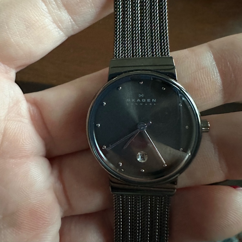 Skagen black watch